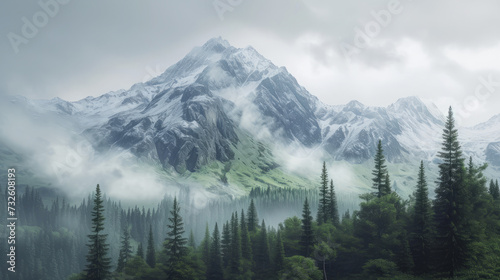 mountain landscape, realistic photo © PD