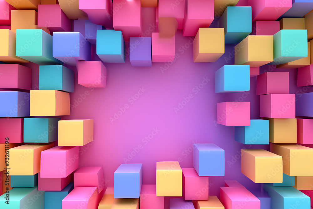 Abstract colorful square wallpaper background. Abstract colorful square wallpaper background.