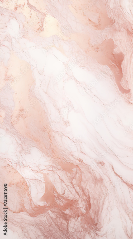 Rose gold marble texture background pattern