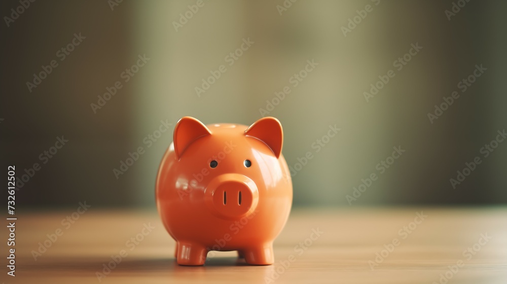 Close-up photograph of a piggy bank. Symbolising money saving and financial decisions. Close-up photograph of a piggy bank. Symbolising money saving and financial decisions.