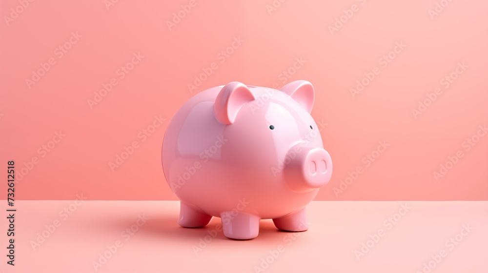 Close-up photograph of a piggy bank. Symbolising money saving and financial decisions.