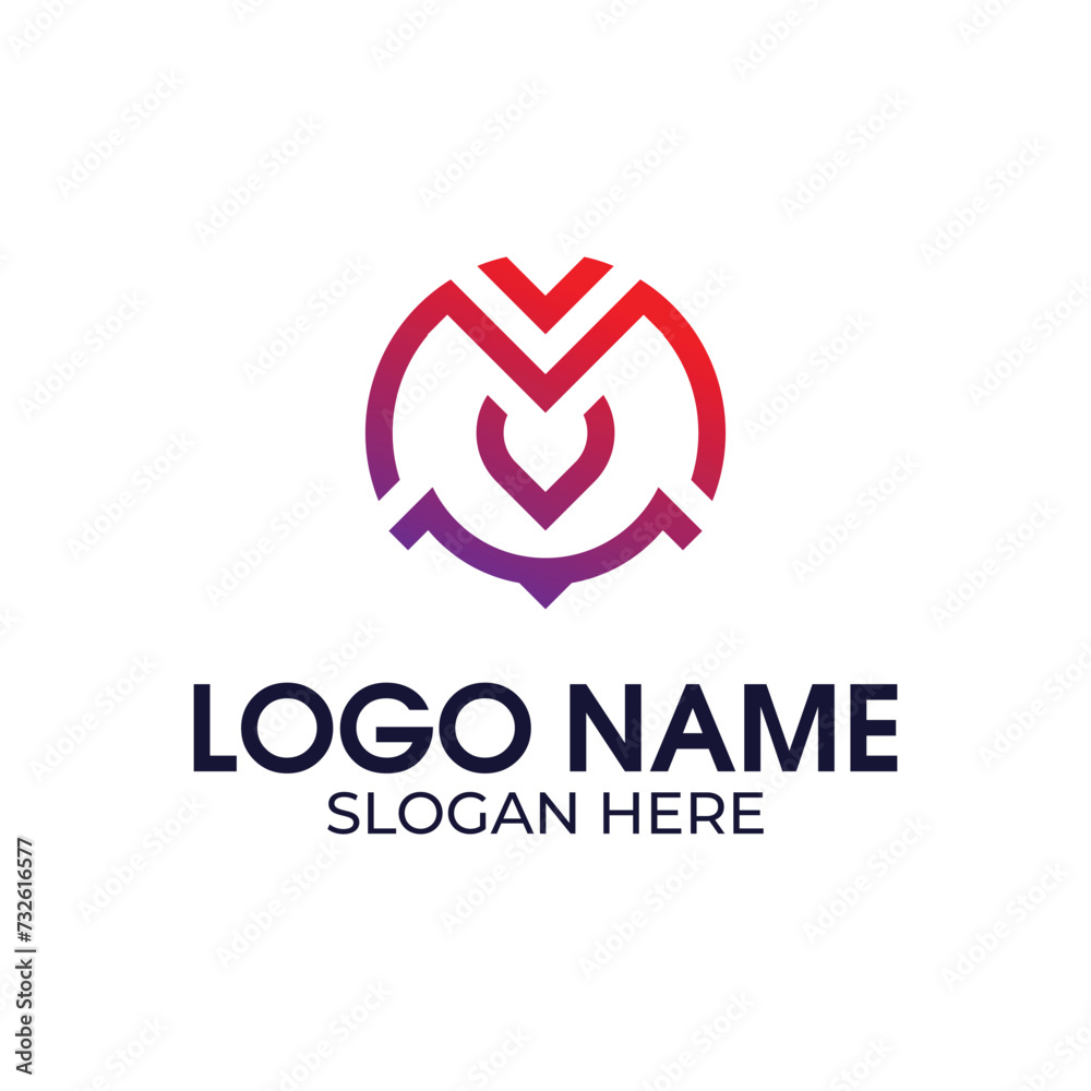 abstract logo design vector abstract logo design vector