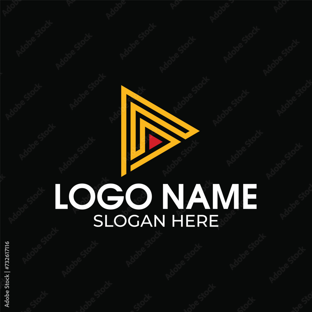 triangle logo design vector triangle logo design vector