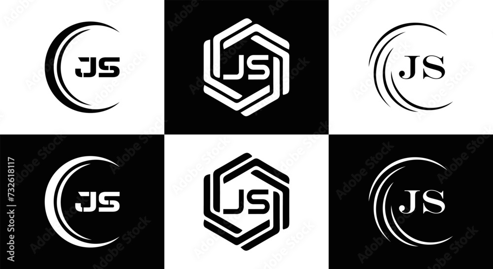 JS logo. JS set , J S design. White JS letter. JS, J S letter logo design. Initial letter JS letter logo set, linked circle uppercase monogram logo. J S letter logo vector design.
JS logo. JS set , J S design. White JS letter. JS, J S letter logo design. Initial letter JS letter logo set, linked circle uppercase monogram logo. J S letter logo vector design.