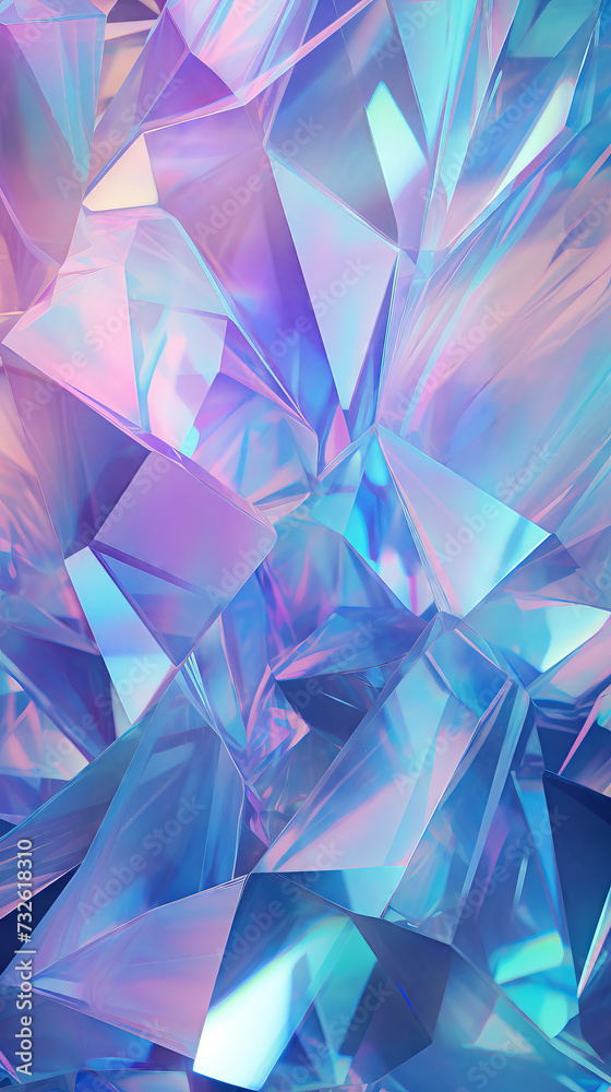 Blue crystal background Blue crystal background