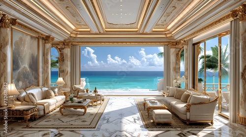 luxury penthouse interior