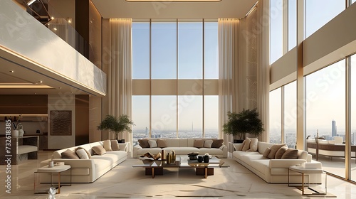 penthouse living room