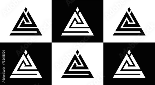 JS logo. JS set , J S design. White JS letter. JS, J S letter logo design. Initial letter JS letter logo set, linked circle uppercase monogram logo. J S letter logo vector design.	
