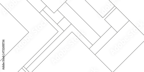 Abstract modern seamless Design black and white background, geometric pattern of black and white tone of many squares and rectangle,  Paper geometric composition with abstract lines, Mock-ups paper.
