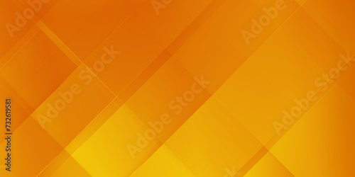 Luxury modern geometric shapes triangles squares stripes lines background, Abstract modern orange banner vector background, minimal orange background perfect for cover, banner and web. 