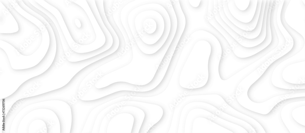 Abstract white background with paper cut out layers .Luxury paper cut background, Abstract decoration .Vector illustration. Material design. Paper cutting texture. Applicable for business banner.