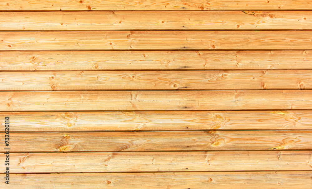 Fototapeta premium Wooden boards on the wall as an abstract background. Texture