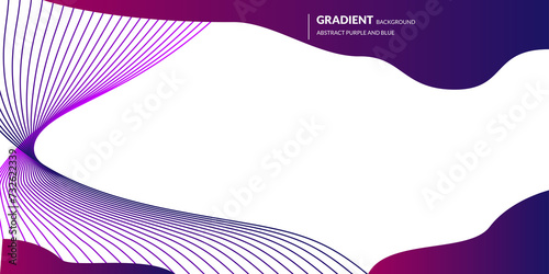 Abstract blue and purple gradient wavy background with line, used for banner sale, wallpaper, brochure, and landing page.