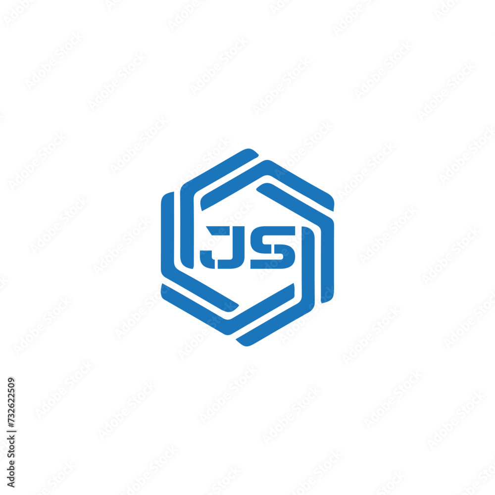 JS logo. JS set , J S design. White JS letter. JS, J S letter logo design. Initial letter JS letter logo set, linked circle uppercase monogram logo. J S letter logo vector design.	
