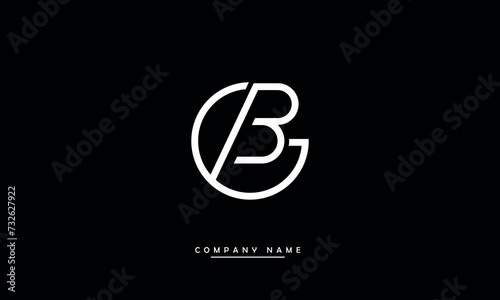 GB, BG, G, B Abstract Letters Logo Monogram photo