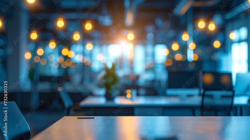Blurred background of a light modern office Blurred background of a light modern office