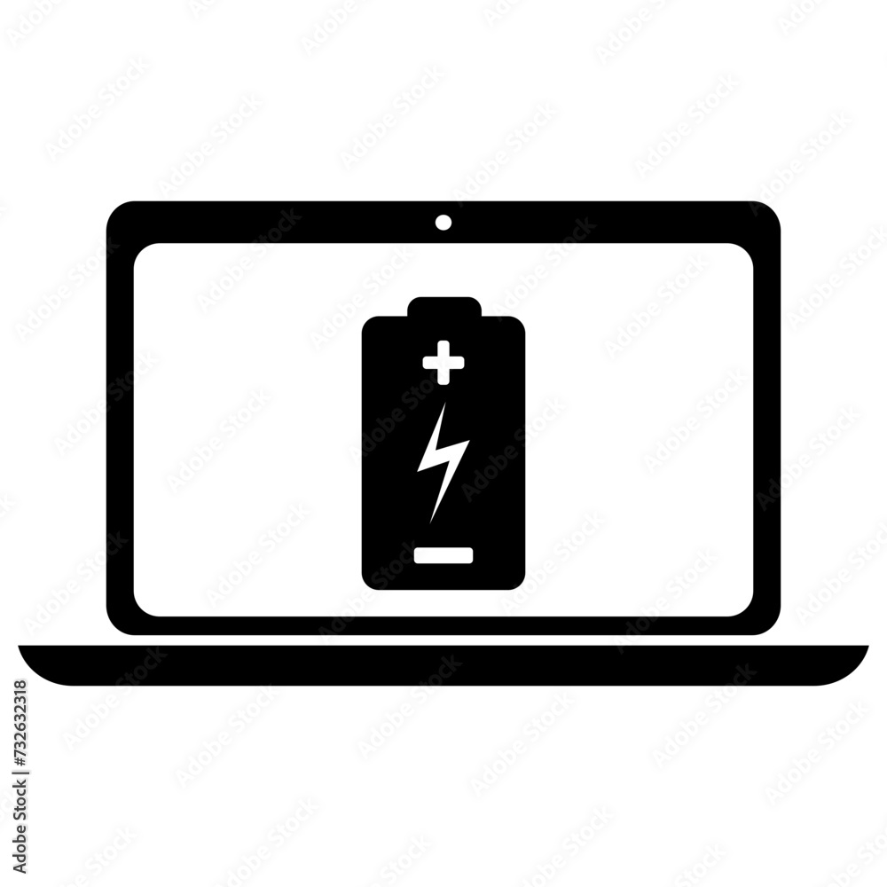 Laptop Battery Charging Filled Icon | Accumulator and Plus Minus Sign | laptop Charging Laptop Battery Charging Filled Icon | Accumulator and Plus Minus Sign | laptop Charging