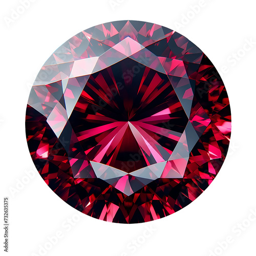 Ruby png, red gemstone transparent background, gemstone isolated