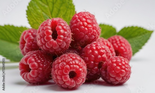Gastronomic Delight  Fresh Raspberries  A Culinary Marvel
