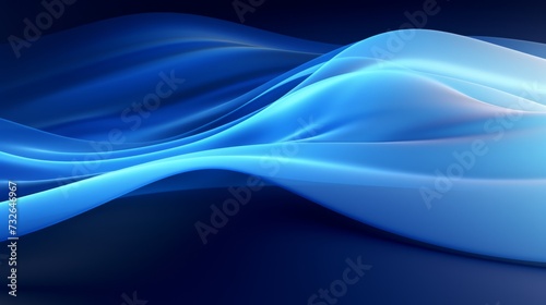 Illuminate your designs with mesmerizing wavy blue lines - captivating illustration available on adobe stock