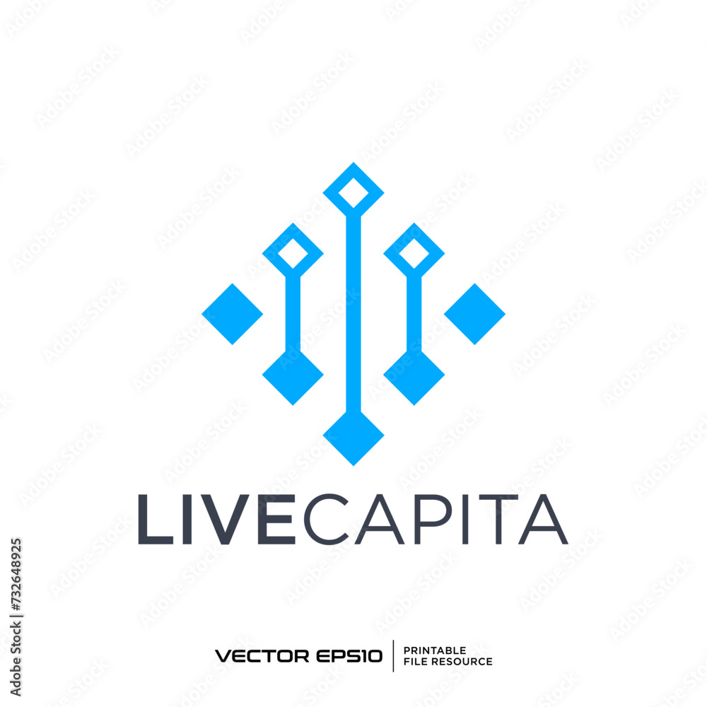 Rectangular connection logo vector illustration Rectangular connection logo vector illustration