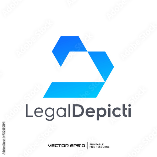Pixel D logo vector illustration