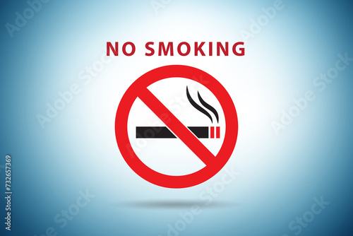Free Download Anti smoking concept with antismoking logo - GFXLoad