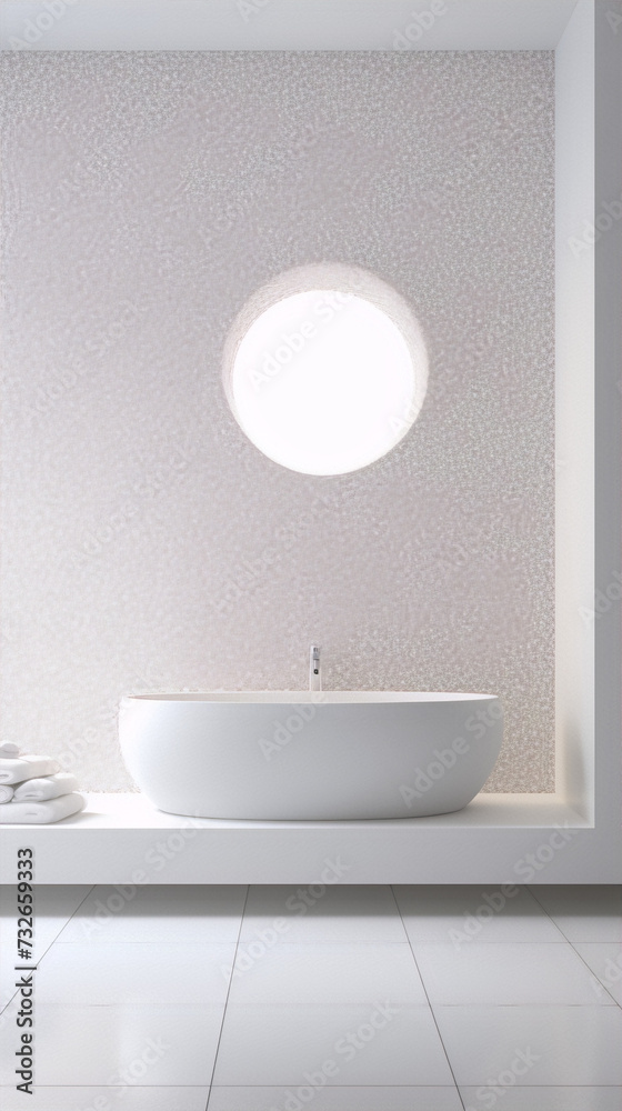 modern bathroom interior