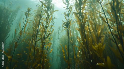Towering Kelp Forest Dominated by Ecklonia Maxima