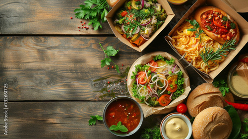 pizza with vegetables