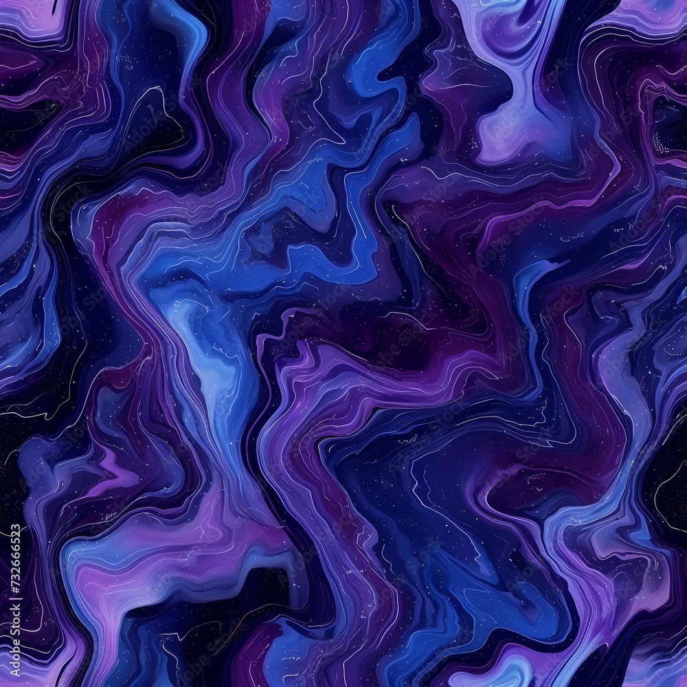 Abstract seamless pattern of liquid purple gradient. Backdrop abstract wavy paint effect. Acrylic cosmic pattern, paint stains. Texture for print, fabric, textile, wallpaper, interior poster, design Abstract seamless pattern of liquid purple gradient. Backdrop abstract wavy paint effect. Acrylic cosmic pattern, paint stains. Texture for print, fabric, textile, wallpaper, interior poster, design
