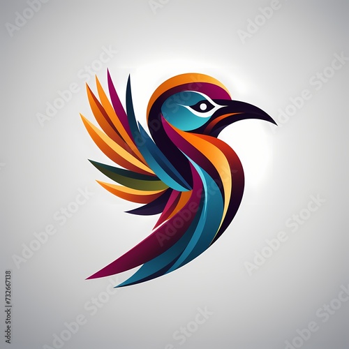 A vibrant bird face logo symbolizing diversity and unity