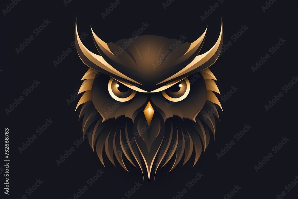 A wise owl face logo representing knowledge and wisdom