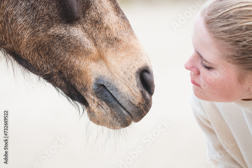 Verbindung zwischen Mensch und Pferd