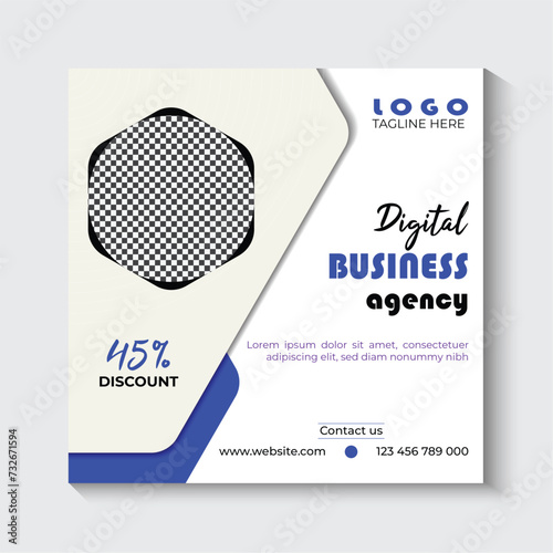 Digital marketing agency social media post design