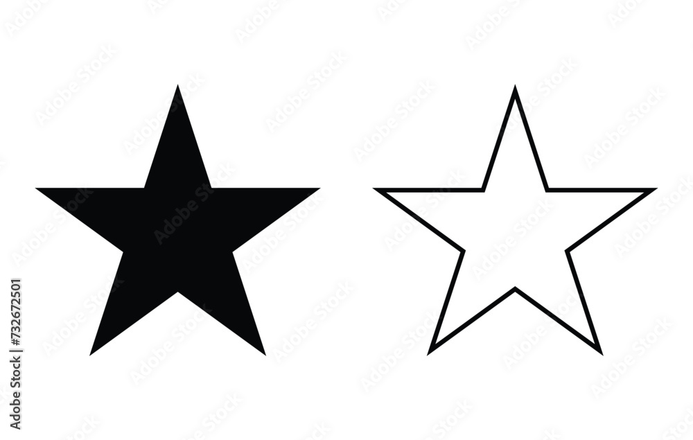 Star Vector Icon. Vector illustration. Eps file 248. Star Vector Icon. Vector illustration. Eps file 248.