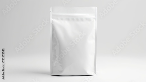 Mockup Coffee bag on white background. Packaging template mockup