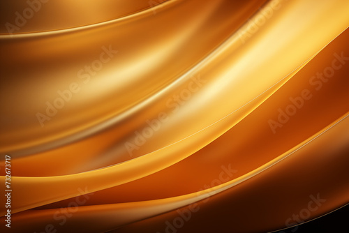 Background golden tone gradient Bokeh overlay abstract background bright creative, waves of fabric, template luxurious cloth festivals,Glossy smooth texture, flowing, curve lines wallpaper