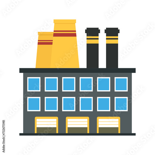 Petroleum industry illustration. Industrial icon and element in flat design vector