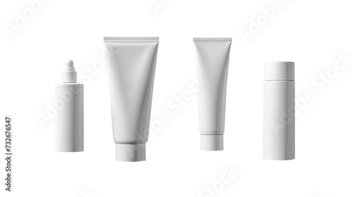bottle plastic no text for makeup and cosmetics brands. png file