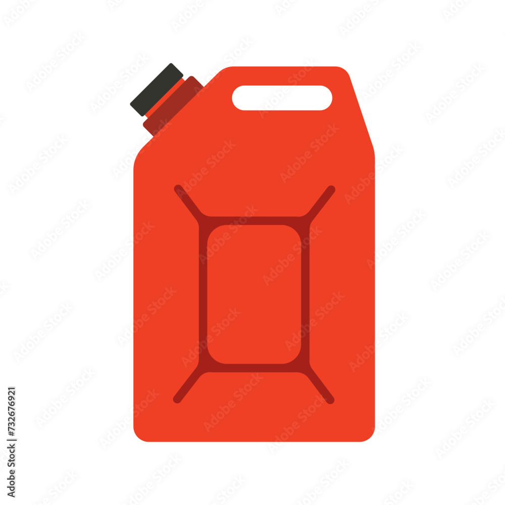 Fototapeta premium Petroleum industry illustration. Industrial icon and element in flat design vector