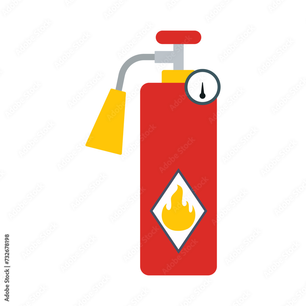 Obraz premium Oil industry icon with factory vector illustration. Petroleum industry element