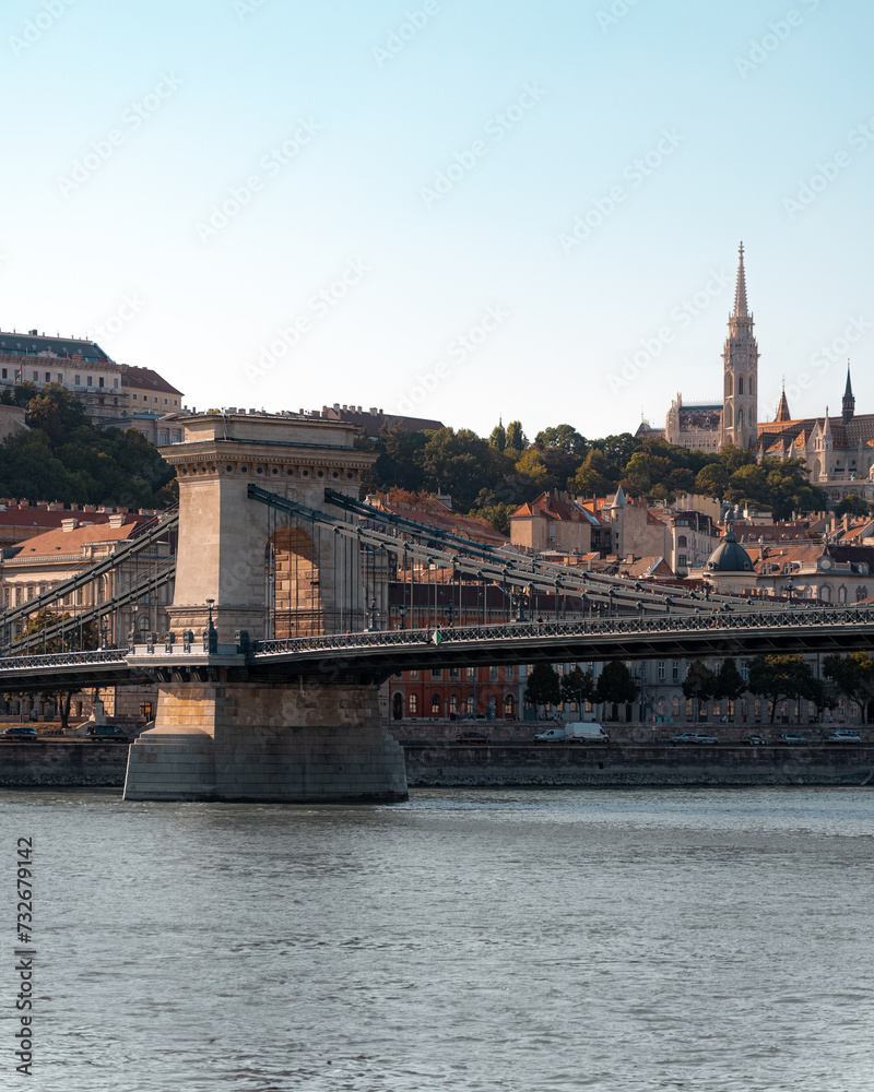 Fototapeta premium Danube of the river tower