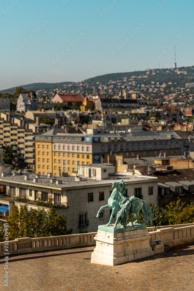 Obraz premium West of budapest on the peak