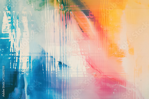 Wallpaper Mural Abstract background of colorful creative glitch painting. Torontodigital.ca
