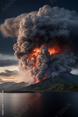 volcano and lava © Ashkan