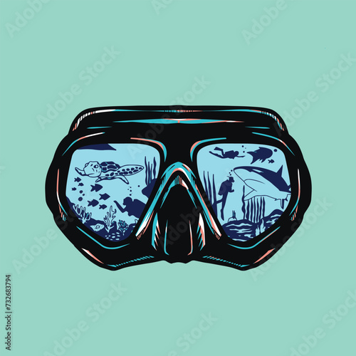 two glasses of the sea