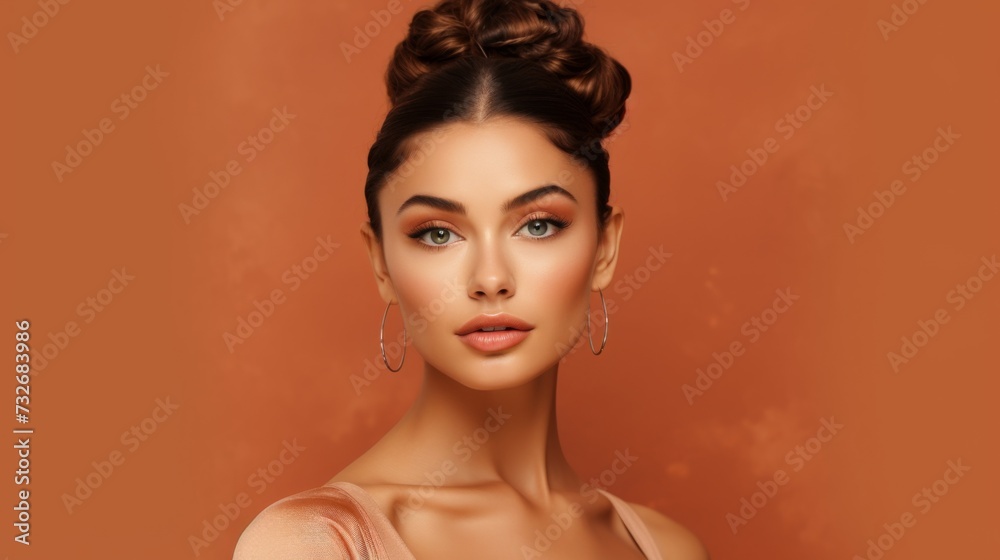 Beautiful Brunette Woman. Beautiful Brunette Woman.