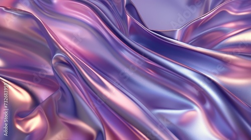 Abstract purple wavy silk background