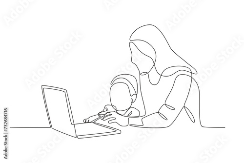 A working mother
